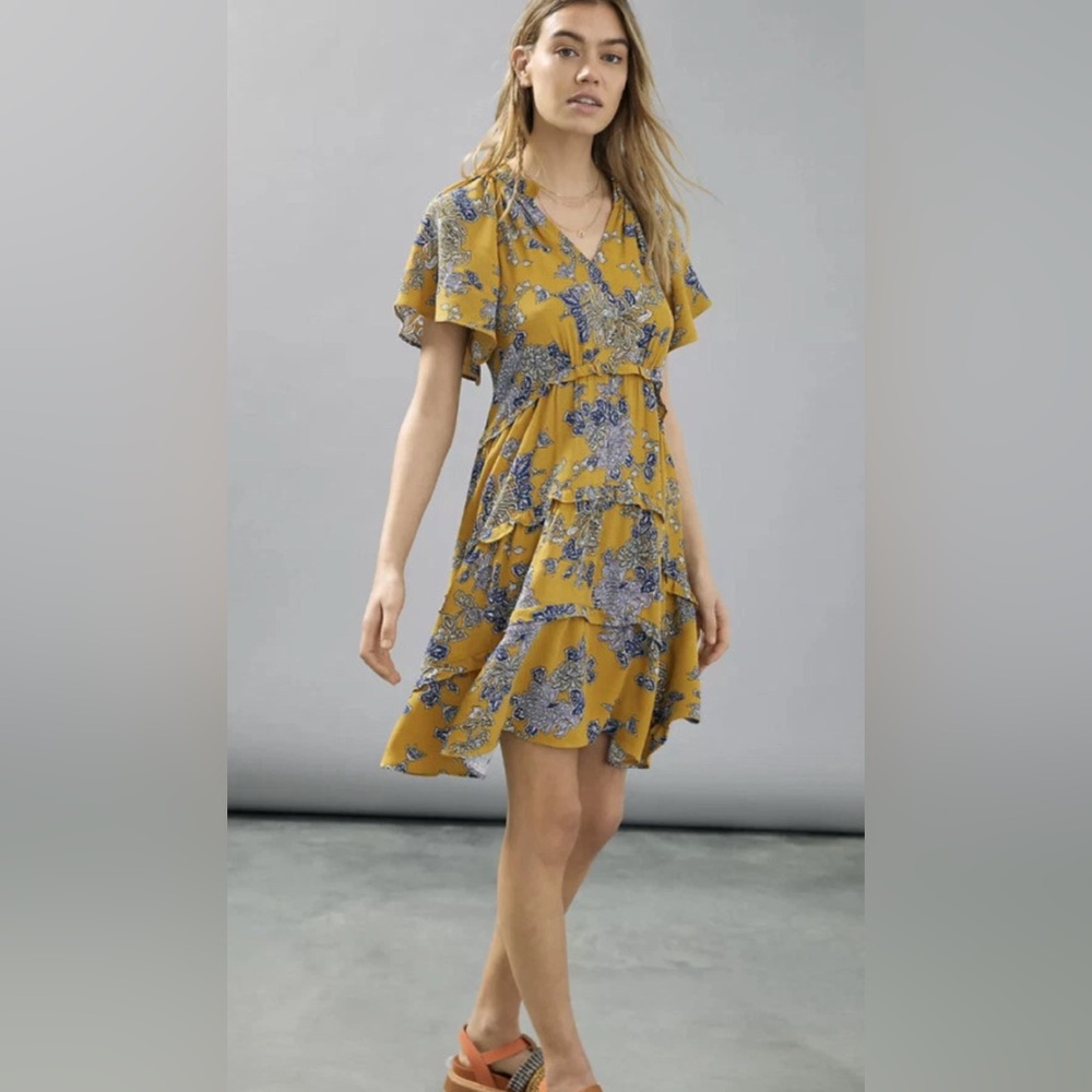 Anthropologie Robin tiered dress
